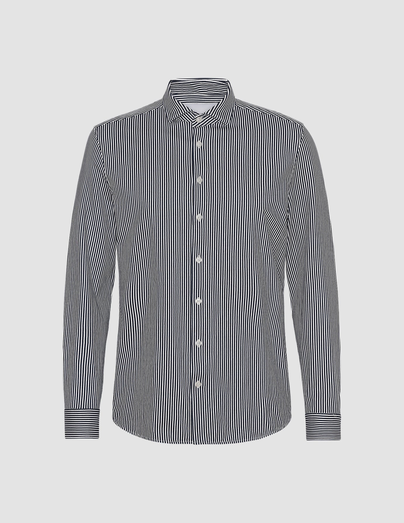 Classic Shirt Navy Stripes Regular